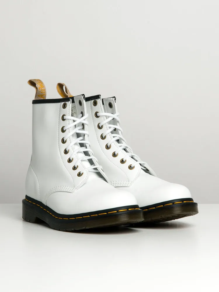 WOMENS DR MARTENS VEGAN 1460 LACE UP BOOTS