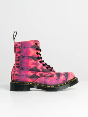 WOMENS DR MARTENS 1460 PASCAL TIE DYE LACE UP BOOTS - CLEARANCE