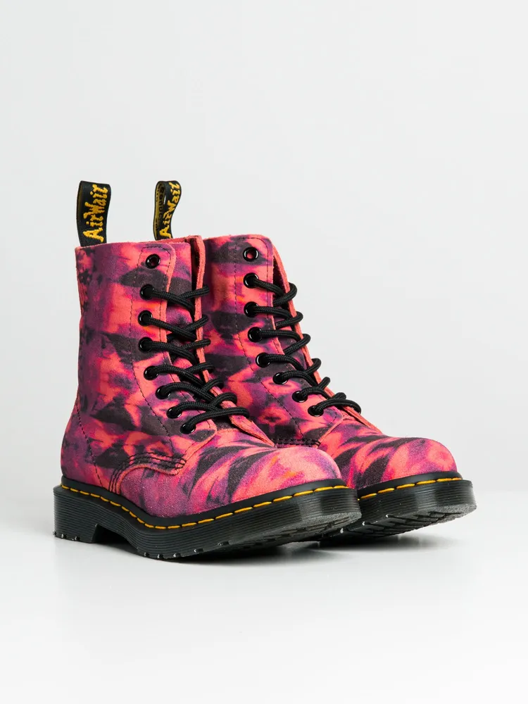 WOMENS DR MARTENS 1460 PASCAL TIE DYE LACE UP BOOTS - CLEARANCE