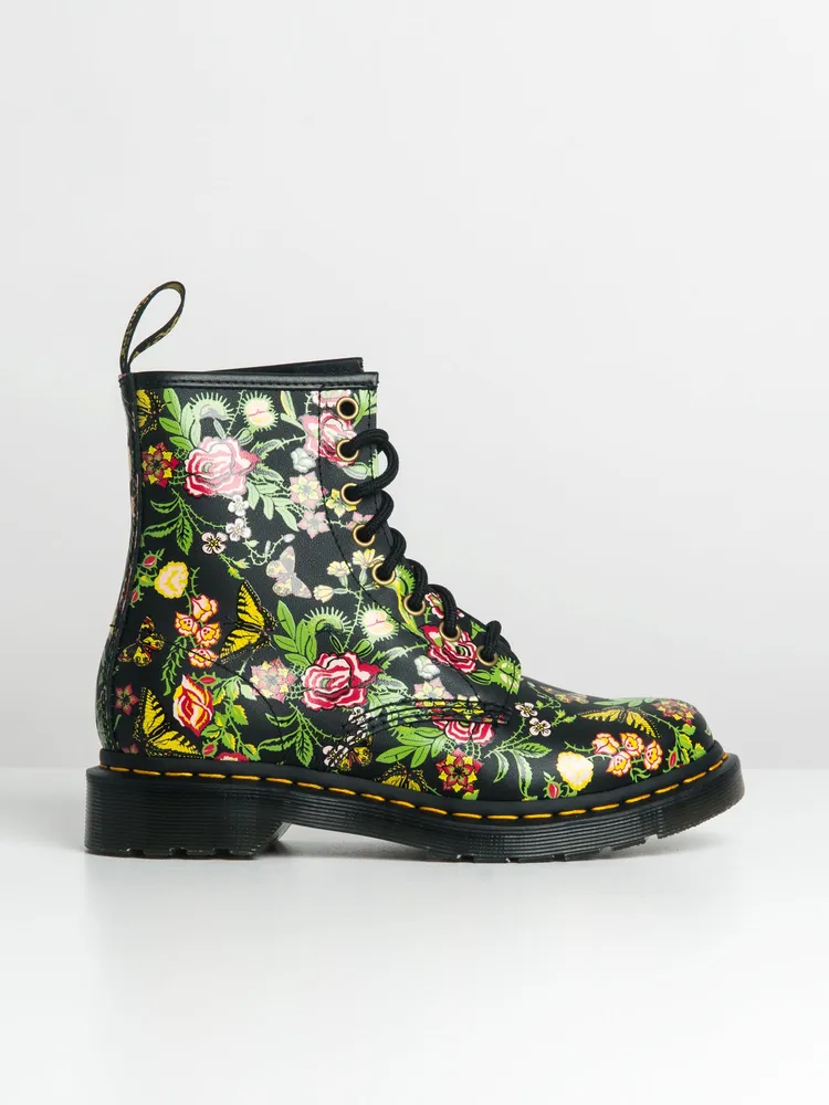 WOMENS DR MARTENS 1460 BLOOM MID CALF BOOTS - CLEARANCE