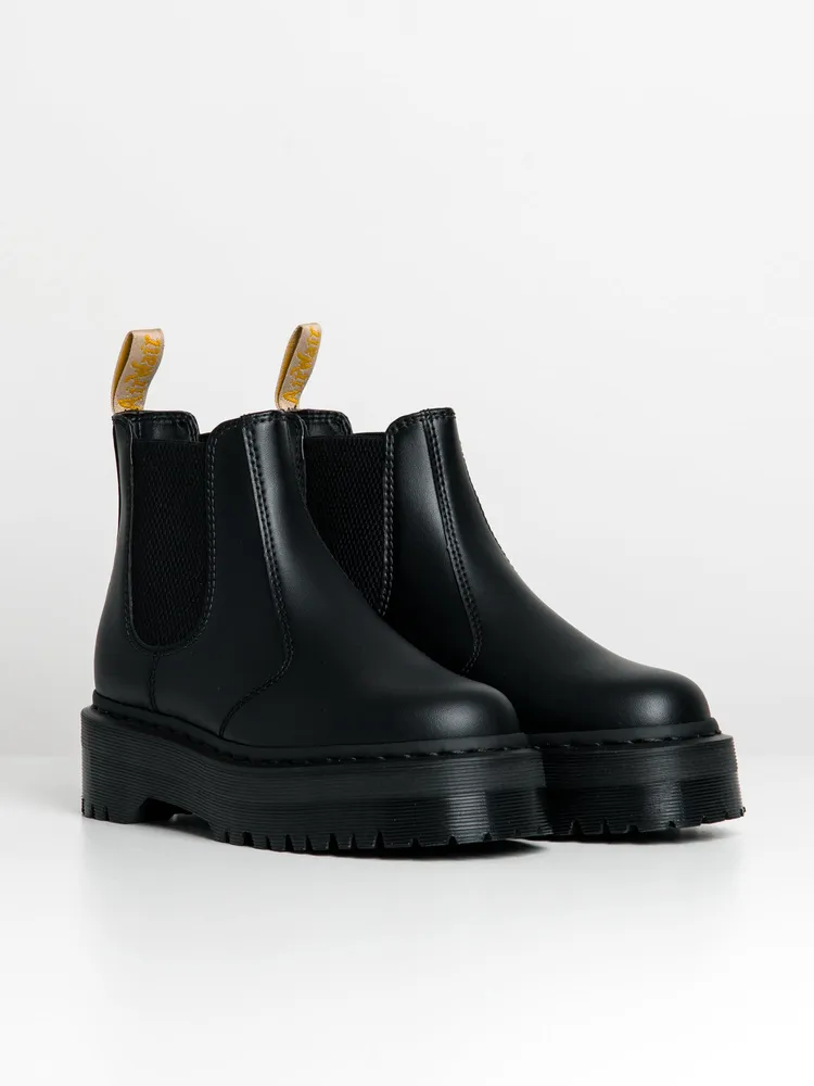 WOMENS DR MARTENS VEGAN 2976 QUAD PLATFORM CHELSEA BOOTS - CLEARANCE