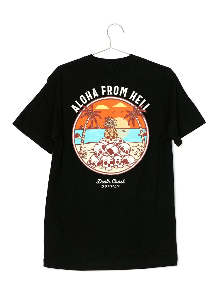 DEATH COAST SUPPLY ALOHA T-SHIRT - CLEARANCE