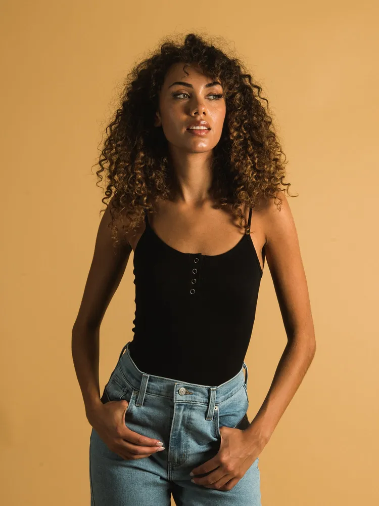 DYNAMIC SKINNY STRAP SNAP BODYSUIT - CLEARANCE