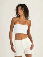 BANDEAU DYNAMIQUE UNI - BLANC/BLANC - DÉSTOCKAGE