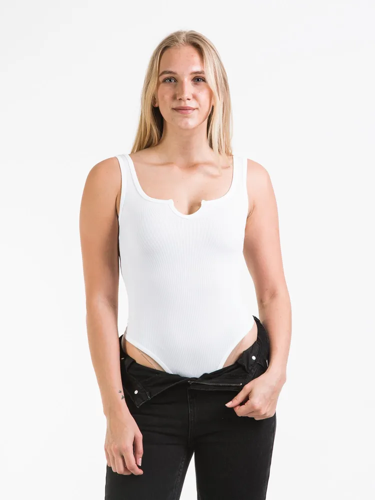 DYNAMIC SPLIT HEM BODYSUIT - CLEARANCE