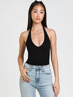 DYNAMIC HALTER V PLUNGE BODYSUIT