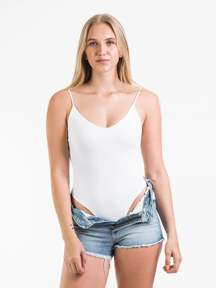 DYNAMIC V NECK THICK TRIM BODYSUIT