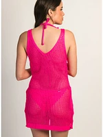 EIDON SWEET LOVE CIELO COVER UP CROCHET