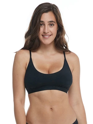 EIDON ALEXA SCOOP TOP - LICORICE CLEARANCE