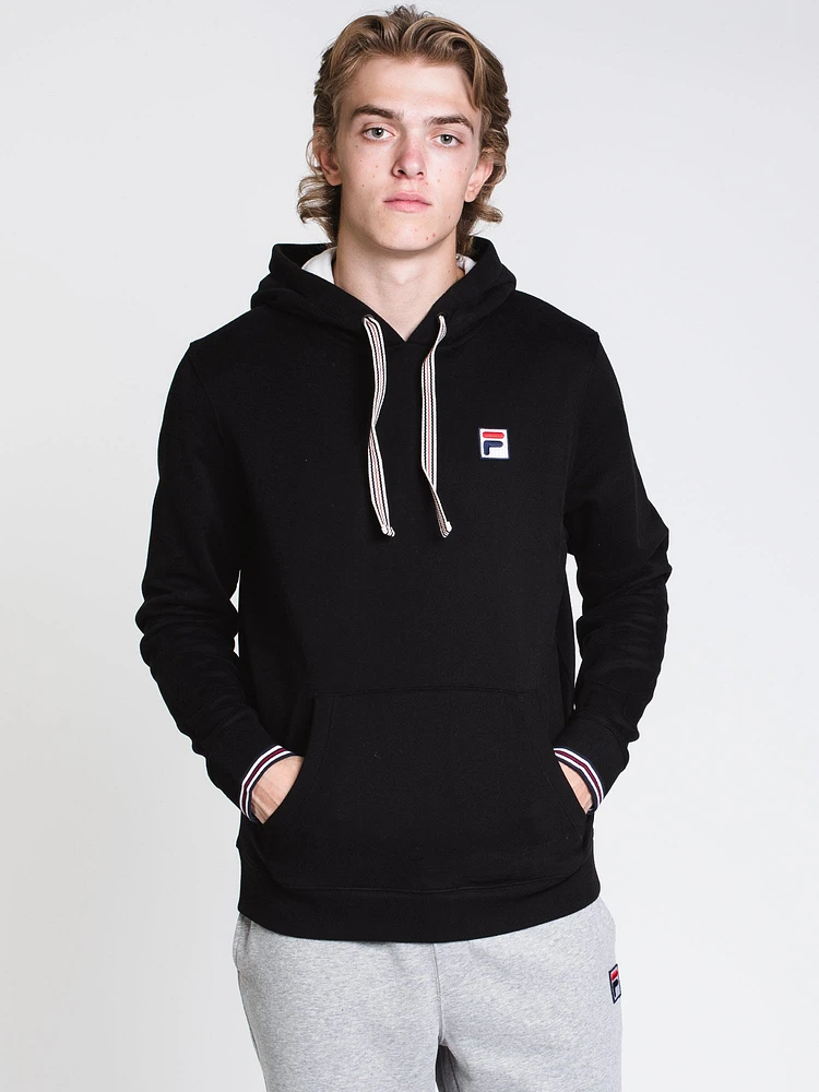 MENS NICO PULLOVER HOODIE- BLACK - CLEARANCE