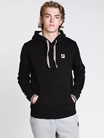 MENS NICO PULLOVER HOODIE- BLACK - CLEARANCE