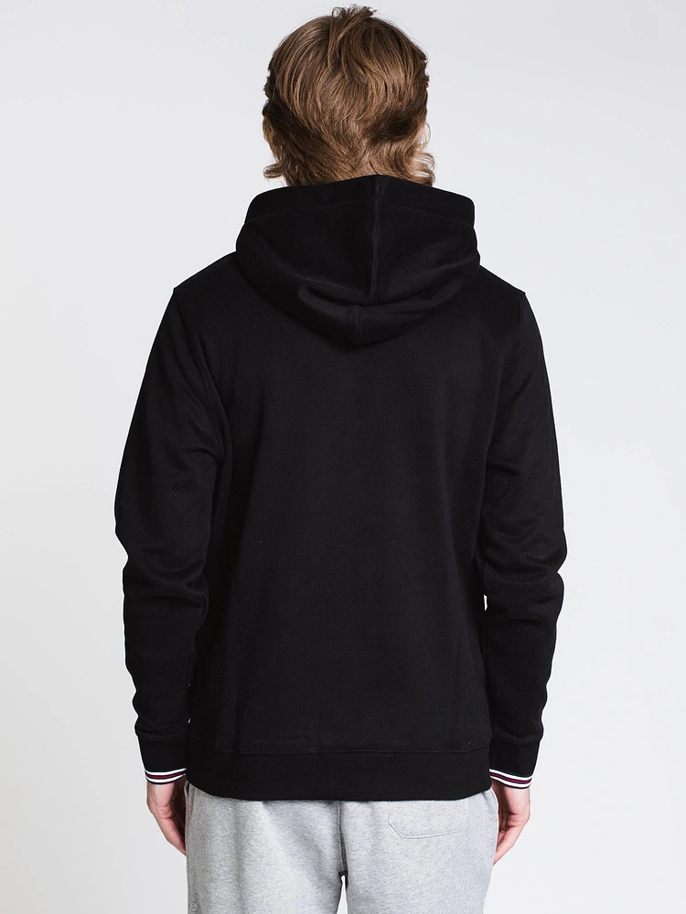 MENS NICO PULLOVER HOODIE- BLACK - CLEARANCE