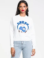 GUESS BEAR SPENCE CROPPED CREW - CLEARANCE