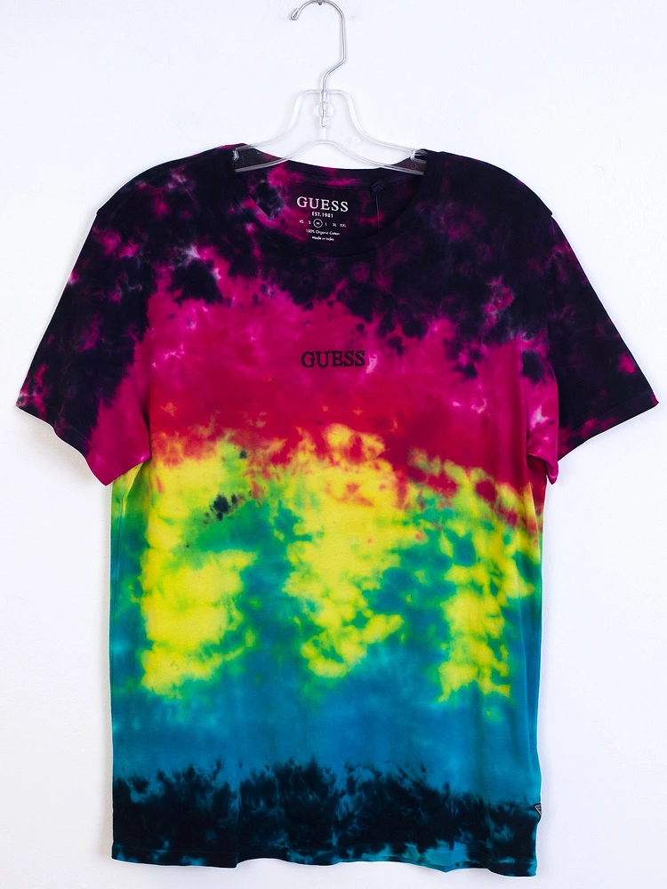 MENS COSMIC TIE DYE SHORT SLEEVE T - CLEARANCE