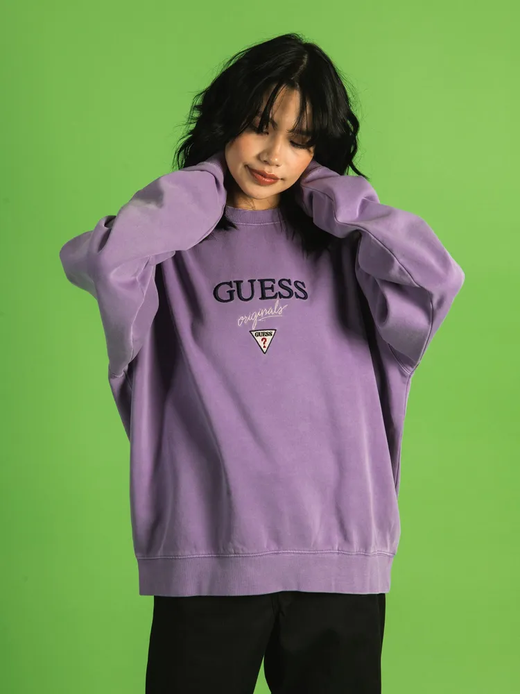 GUESS GO BAKER LOGO CREWNECK