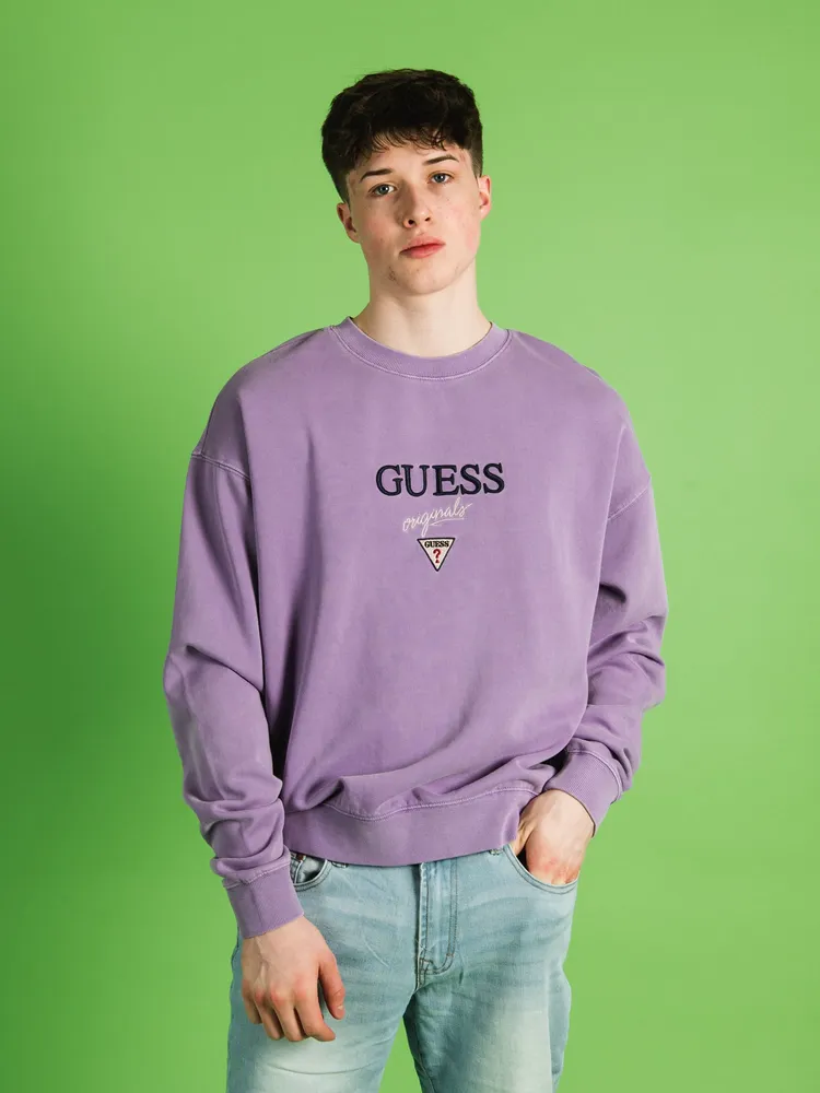 GUESS GO BAKER LOGO CREWNECK