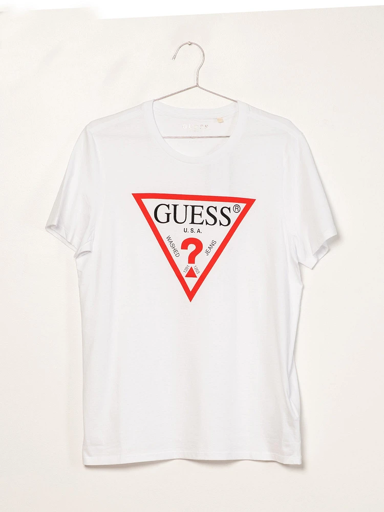 GUESS CLASSIC TRIANGLE LOGO T - CLEARANCE