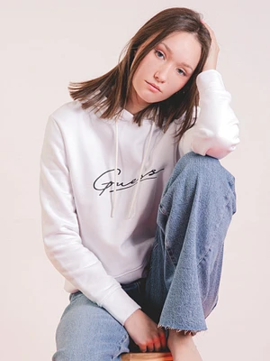 GUESS DOTTIE HOODED SWEATSHIRT