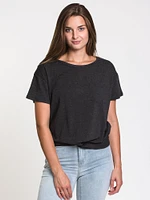 WOMENS EVERLY TWIST TEE