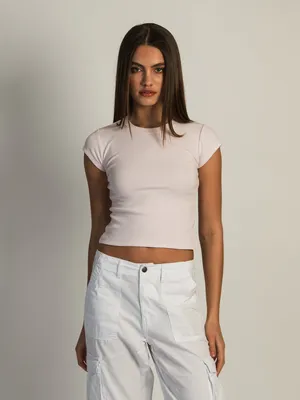 HARLOW RIBBED BABY TEE
