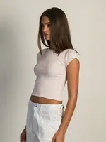 HARLOW RIBBED BABY TEE