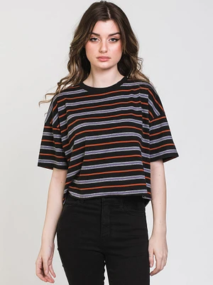 HARLOW PIPER BOXY STRIPE TEE - CLEARANCE