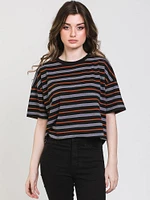 HARLOW PIPER BOXY STRIPE TEE - CLEARANCE