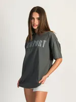 HARLOW SYDNEY OVERSIZED TEE - MOUNTAIN