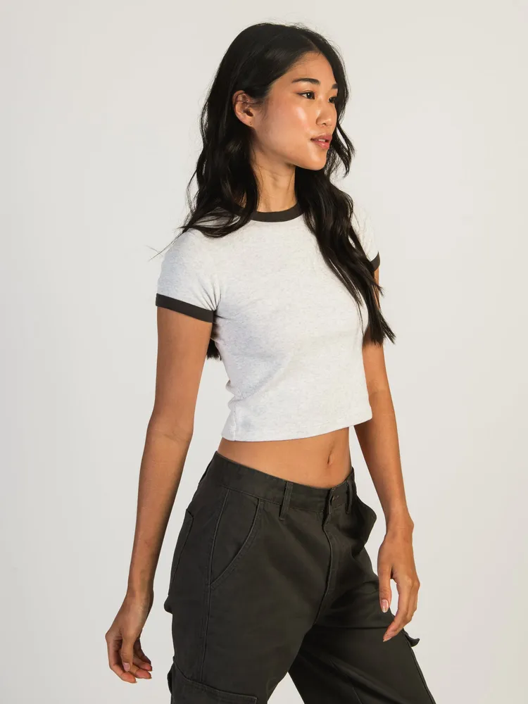 HARLOW CLARA SHORT SLEEVE RINGER TEE