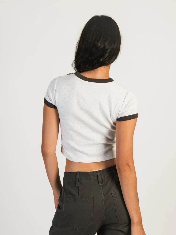 HARLOW CLARA SHORT SLEEVE RINGER TEE