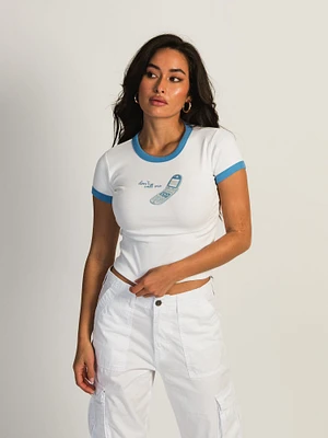 T-SHIRT CLARA RINGER – BLEU