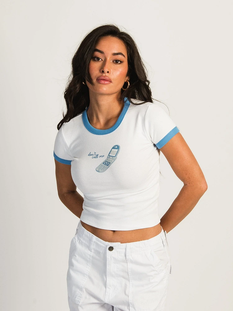 T-SHIRT CLARA RINGER – BLEU