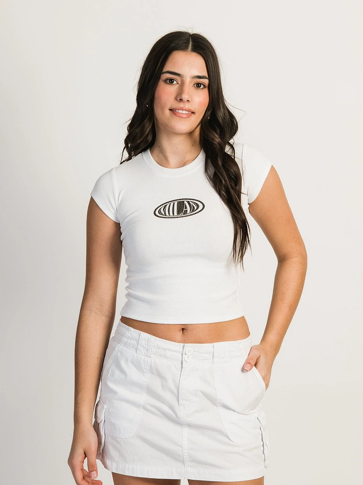 HARLOW FLAT RIB BABY GRAPHIC TEE