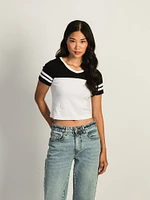 HARLOW JESSIE TEE - BLACK WHITE