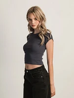 HARLOW ESSENTIAL RIBBED BABY TEE