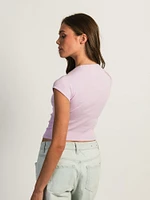 T-SHIRT BB HARLOW ESSENTIAL RIBBED