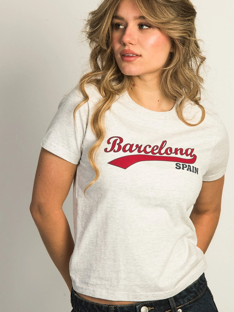 HARLOW BRENNA BARCELONA TEE - CLOUD