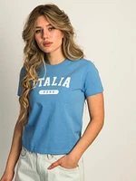 HARLOW BRENNA ITALY TEE - BLUE