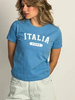 HARLOW BRENNA ITALY TEE - BLUE