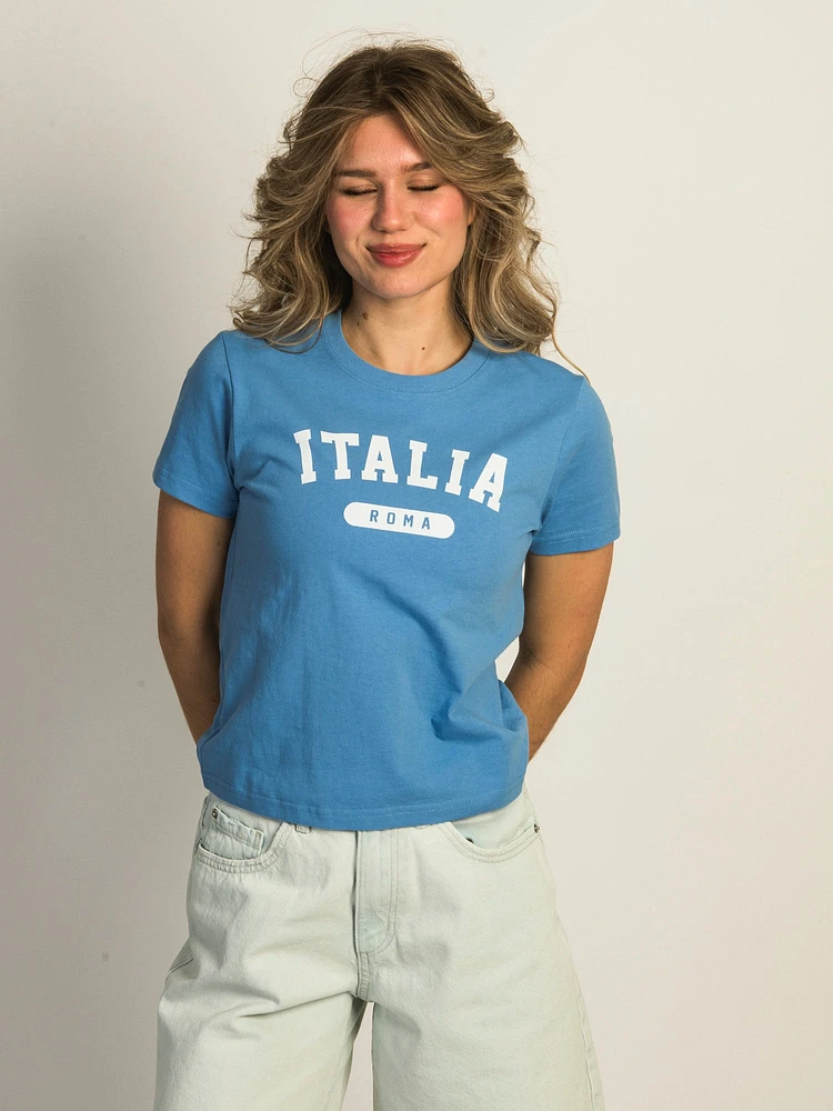 HARLOW BRENNA ITALY TEE - BLUE