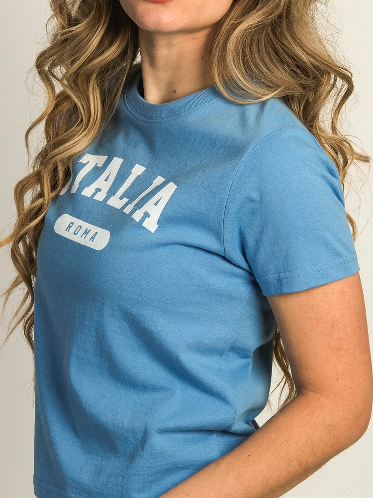 HARLOW BRENNA ITALY TEE - BLUE