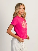 T-SHIRT HARLOW BRENNA- HIBISCUS