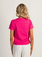 HARLOW BRENNA TEE - HIBISCUS