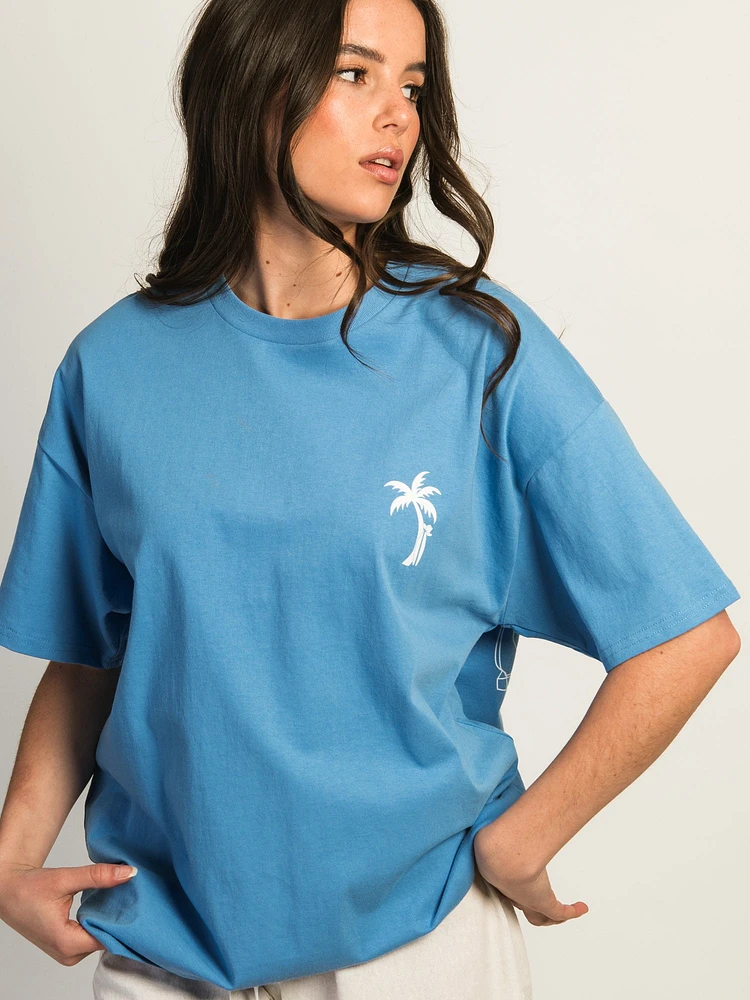 TEE-SHIRT HARLOW SYDNEY - BLEU ÉLECTRIQUE