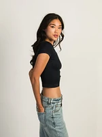 HARLOW RIBBED SEAMLESS TEE