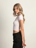 HARLOW RIBBED SEAMLESS TEE