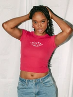 HARLOW FLAT RIB BABY TEE