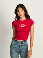 HARLOW FLAT RIB BABY TEE