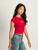 HARLOW FLAT RIB BABY TEE