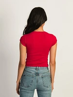 HARLOW FLAT RIB BABY TEE
